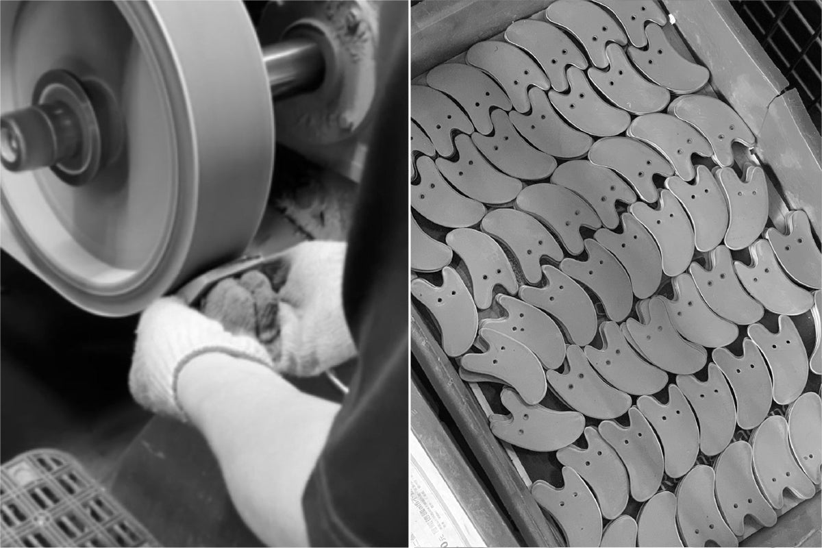 Bunny: Stainless facial massager Gua Sha - Single