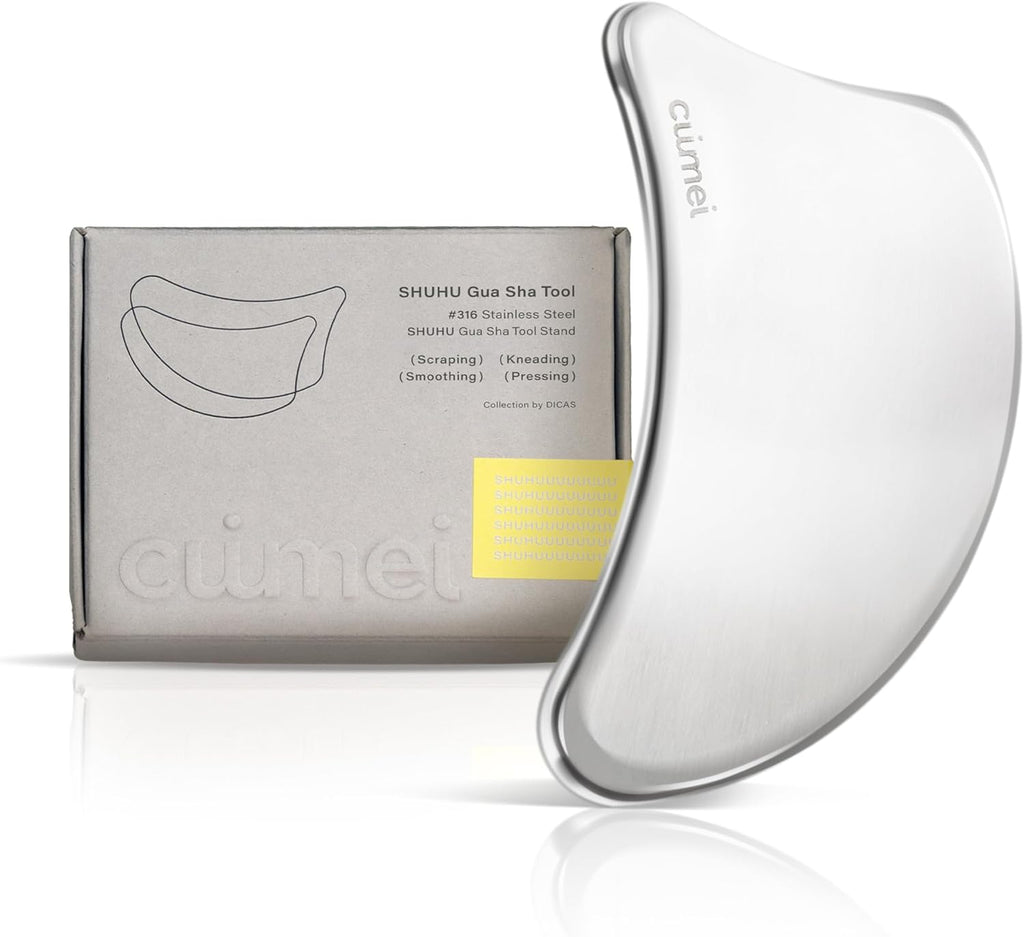 SHUHU - Stainless facial massager Gua Sha - Single